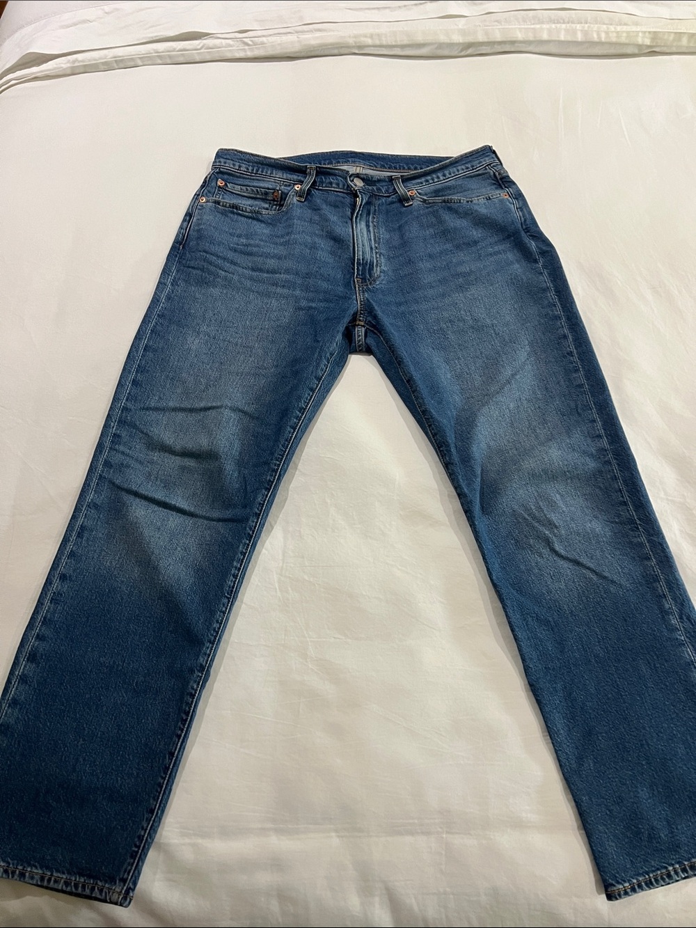 Classic Men's Blue Jeans - Straight Fit